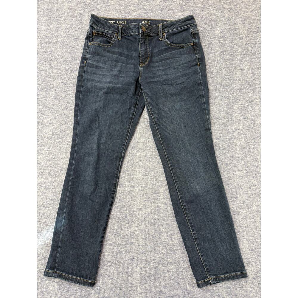 ANA Skinny Ankle Stretchy Dark Wash Women's Junior's Size 29/8